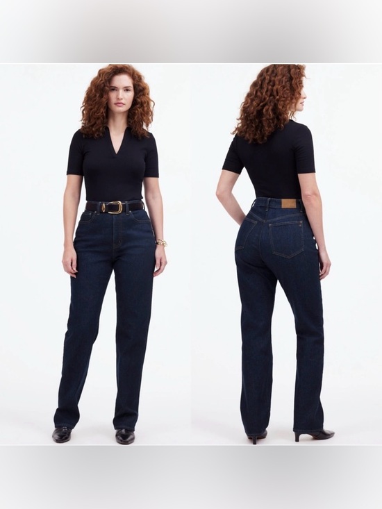 Madewell Denim - Madewell Curvy ‘90s Straight Jean Dark Wash - 28 - NWT